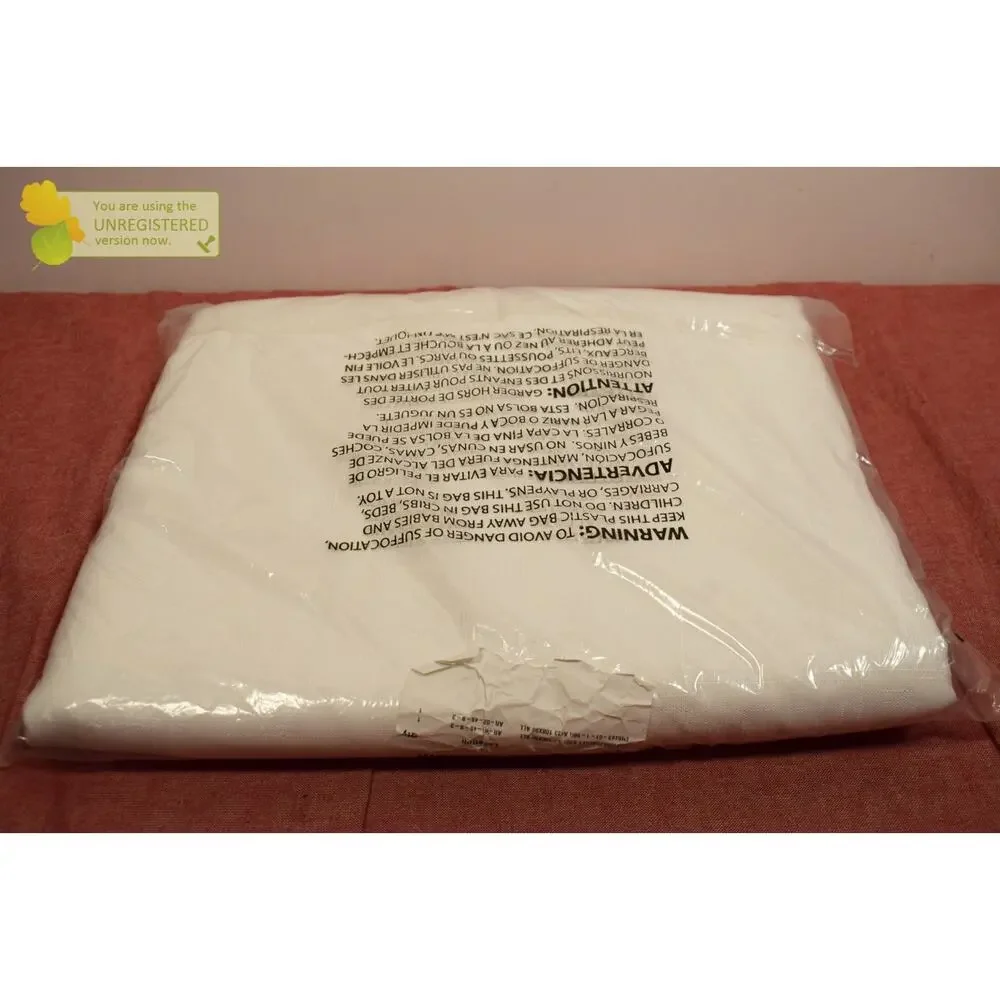 Exclusive Home 108x96 Loha Patio Grommet Top Single Curtain Panel White*#